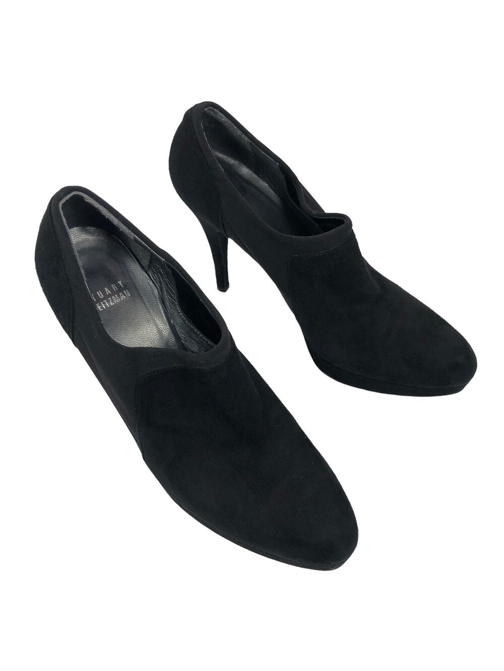 Stuart Weitzman Suede Cover Up Booties Platform Heels High Stiletto Pumps Sz 8.5
